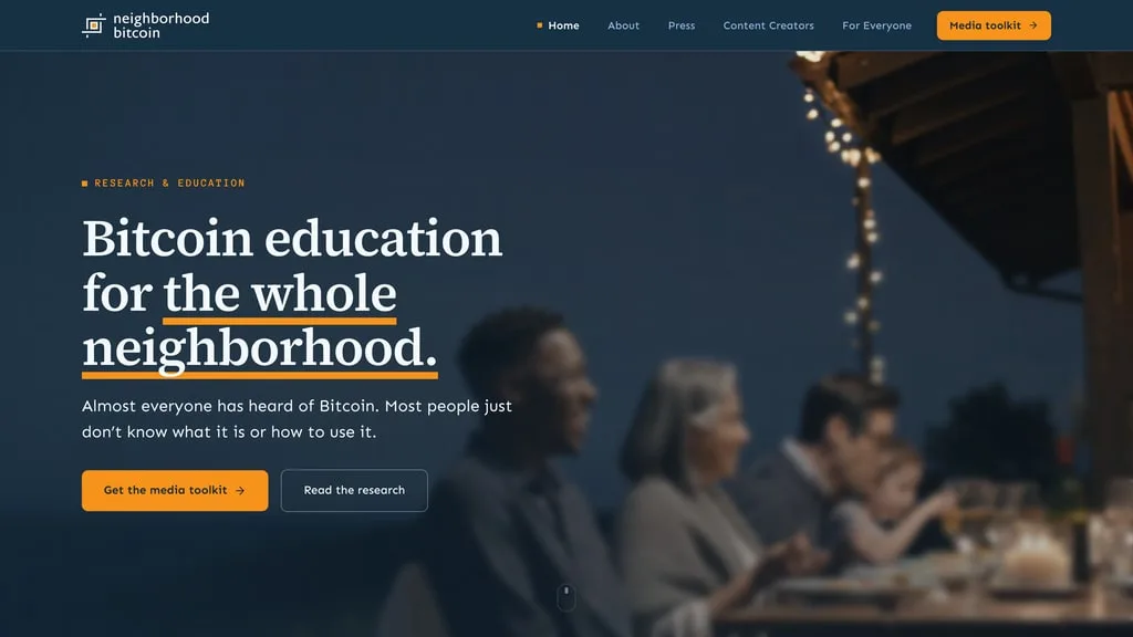 Neighborhood Bitcoin — home page