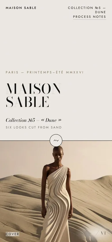 FIFTEEN — Maison Sable