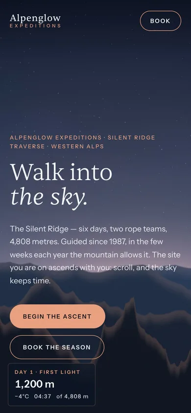 FIFTEEN — Alpenglow