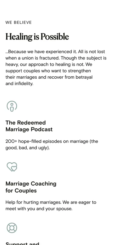 The Redeemed Marriage Podcast — mobile view 8 of 9