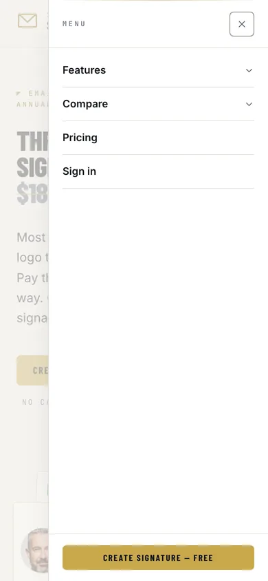 Simple Email Signature — mobile view 6 of 8