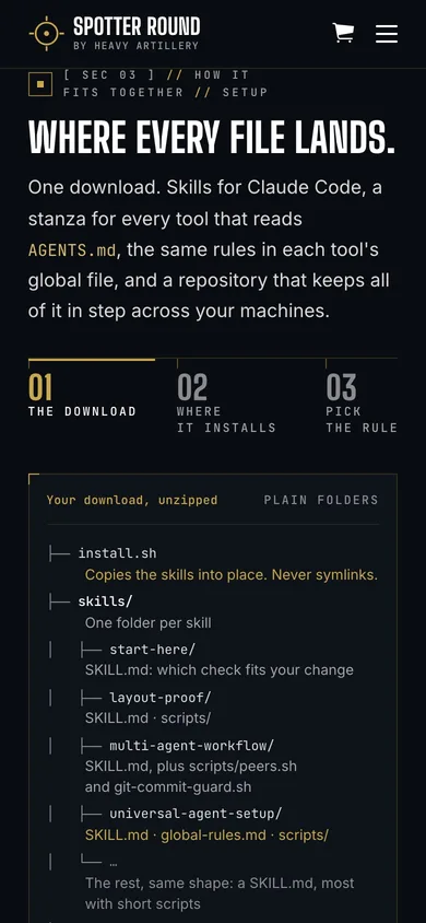 Spotter Round — mobile files