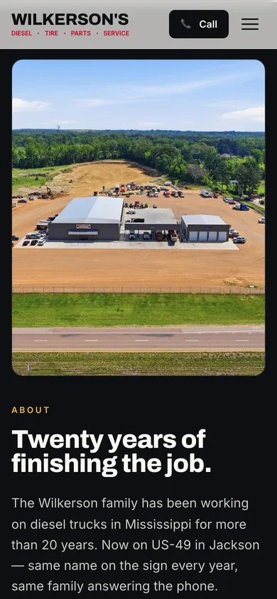 Wilkerson's Diesel & Tire — mobile about